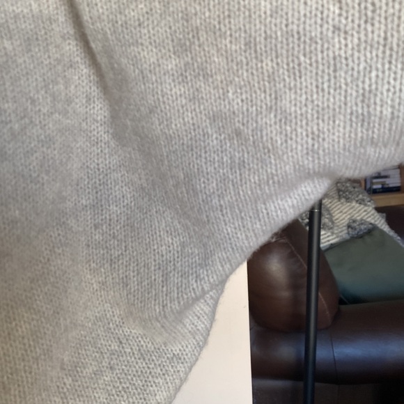 360 Cashmere Heather Grey Turtleneck Small - Picture 9 of 11